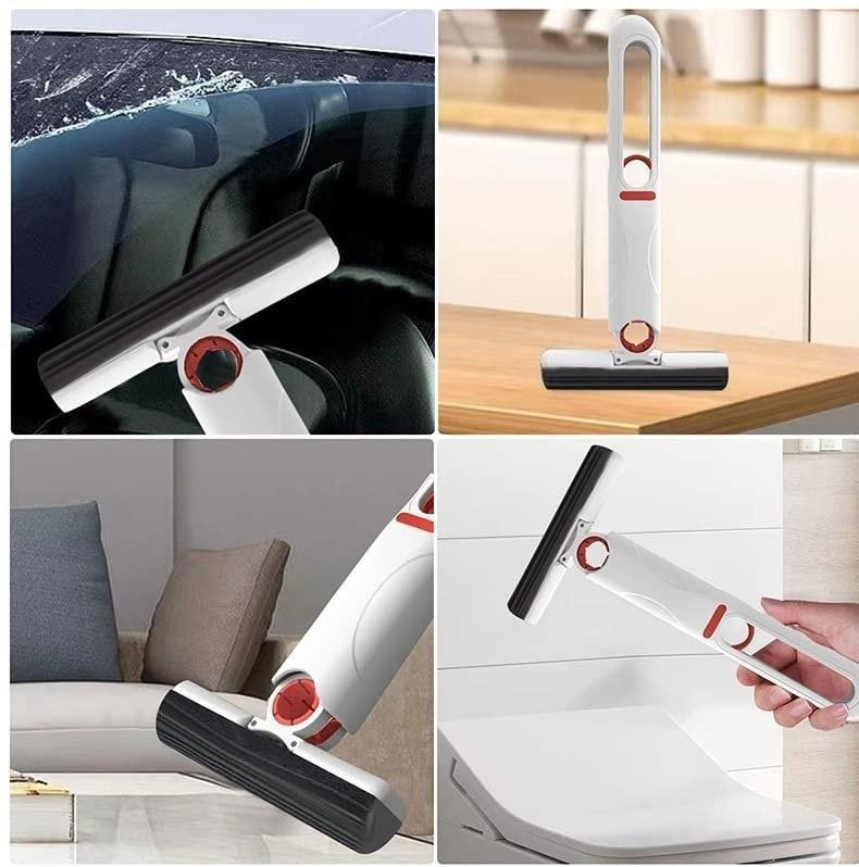 Mini Magic Mop™ – Compact Hands-Free Cleaning Mop with Built-in Wringer | Wet & Dry Use