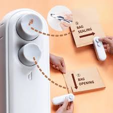 2-in-1 Mini Bag Sealer & Cutter | Rechargeable Food Storage Sealer for Snacks, Chips & Plastic Bags