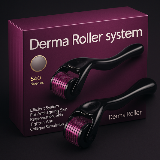Derma Roller Facial & Hair Therapy – Microneedle Hair Regrowth & Beard Growth Solution