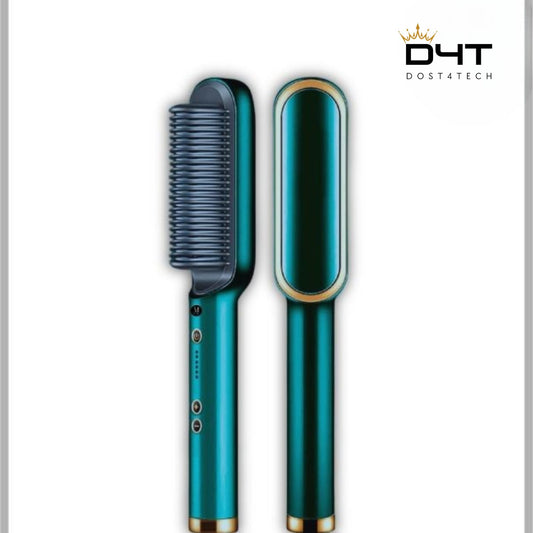 2-in-1 Electric Hair Straightener and Curler Brush in Random Color – Available at Dost4tech

Professional Hair Straightening and Curling Comb with Adjustable Temperature – Fast Heating Brush

Dual Function Hair Styling Tool for All Hair Types – Straightener and Curler Brush

Ergonomic Hair Styling Brush with Auto Shut-Off – Sleek and Compact Design

Hair Straightener Brush with Fast Heating and Safety Features – Ideal for Travel and Daily Use