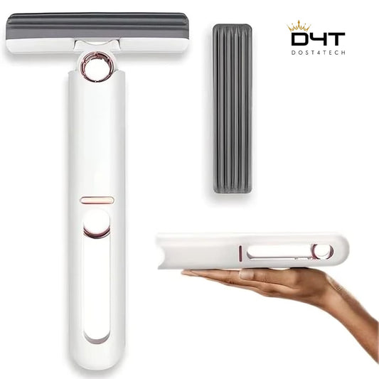 Mini Magic Mop™ – Compact Hands-Free Cleaning Mop with Built-in Wringer | Wet & Dry Use